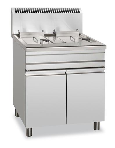 Freidora a Gas 18+18 Litros 14+14 kW con Mueble GF25+25S STAND ALONE