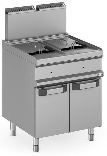 Freidora a Gas 2 cubas 14+14 Litros 25kW MFRG77A MAGISTRA PLUS 701