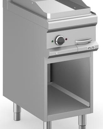 Frytop Eléctrico 40 cm Placa Lisa Cromo Duro con Mueble MFTE74ALC MAGISTRA PLUS 700