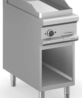 Frytop Eléctrico 40 cm Placa Lisa Cromo Duro con Mueble MFTE94ALC MAGISTRA PLUS 900
