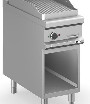 Frytop Eléctrico 40 cm Placa Ranurada Acero Rectificado con Mueble MFTE94AR MAGISTRA PLUS 900
