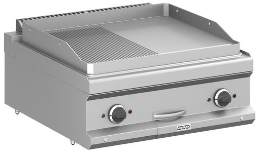 Frytop Eléctrico 70 cm Placa Ranurada Acero Rectificado Sobremesa MFTE77TR MAGISTRA PLUS 700