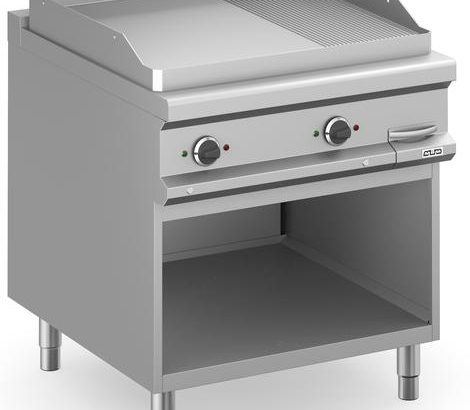 Frytop Eléctrico 80 cm Placa Lisa Acero Rectificado con Mueble MFTE98AL MAGISTRA PLUS 900