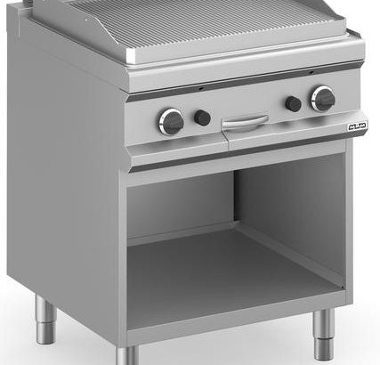 Frytop a gas 70 cm Placa Ranurada Acero Rectificado con Mueble MFTG77AR  MAGISTRA PLUS 700