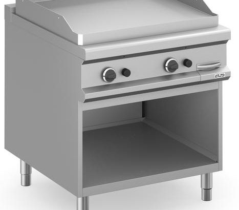 Frytop a gas 80 cm Placa Lisa Acero Rectificado con Mueble MFTG98AL MAGISTRA PLUS 900