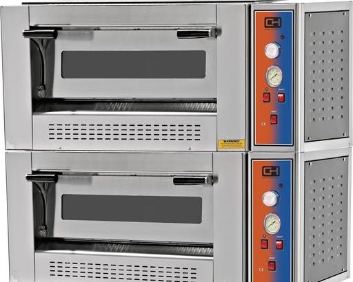 Horno Pizza a Gas capacidad 9 + 9 pizzas diámetro 30 cm EMP9+9G