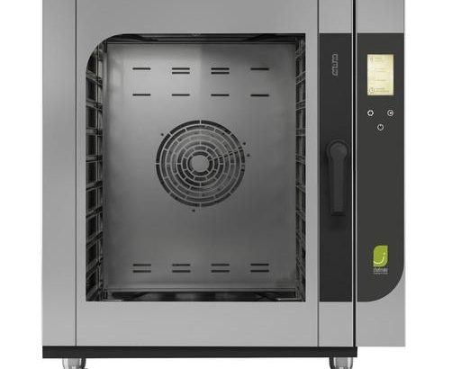 Horno a Gas Mixto Digital Full Touch 10 GN1/1-60x40 con Control de Humedad y Lavado Automático CHEFMATE MBM CMFG10-HUWU