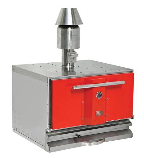 Horno de Brasa Profesional Color Rojo Parrilla 560x524 mm Línea Estambul EMPPKF40K