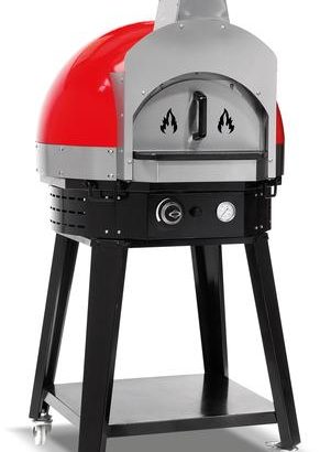 Horno de Pizza a Gas con Base de Piedra Diámetro 700 mm sin rotación EMPSPOH70 Línea Estambul