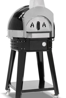 Horno de Pizza de Leña con Base de Piedra Diámetro 600 mm sin rotación EMPSPOH60W Línea Estambul