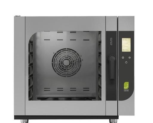 Horno eléctrico Mixto Digital Full Touch 6 GN1/1-60x40 con Control de Humedad y Lavado Automático CHEFMATE MBM CMFE6-HUWU