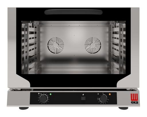 Horno eléctrico convección SNACK con GRILL y HUMIFIDICACIÓN 4 bandejas 60x40 cm EKF464.3GRILL Línea Padova