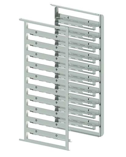 Kit de soportes laterales bivalentes capacidad 10 bandejas GN1/1-600X400 mm MILLENNIAL MKSBX1016 Línea Padova