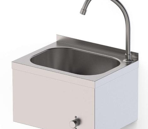 Lavamanos Mural Acero Inoxidable de 400x300x300h mm HWW14030000