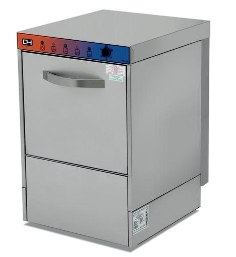 Lavavajillas Industrial con con Bomba Abrillantador y Desagüe Cesta de 40x40cm ESTAMBUL CH400ECOB-N