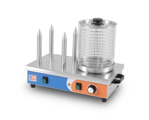 Máquina de Perritos 4 Pinchos de 540x290x410h mm PEKIN HDW-4