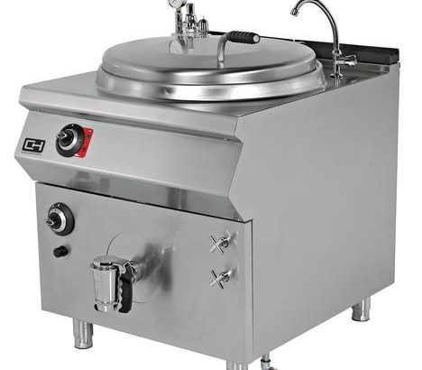 Marmita a Gas 150 litros Calentamiento Indirecto 16,10kW 800x900x850h mm Línea 900 Estambul