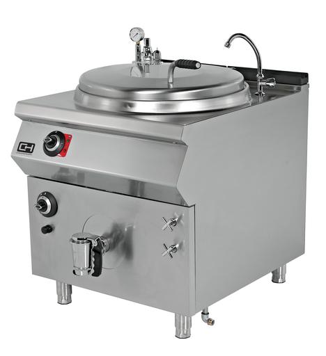 Marmita a Gas 150 litros Calentamiento Indirecto 16,10kW 800x900x850h mm Línea 900 Estambul