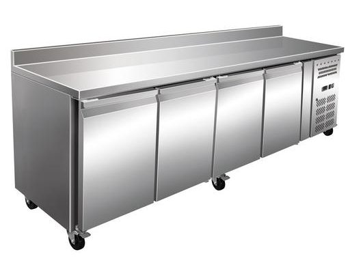 Mesa Congelados Snack Acero Inoxidable 4 Puertas 2230x600x960h mm PEKIN SNACK4200BT