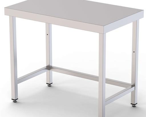 Mesa de Trabajo Acero inoxidable Central Sin Estante 800x500x850h mm WTC150080S0