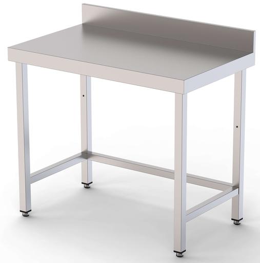 Mesa de Trabajo Acero inoxidable Mural Sin Estante 1600x500x850h mm WTW150160S0