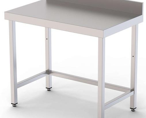 Mesa de Trabajo Acero inoxidable Mural Sin Estante 700x700x850h mm WTW170070S0