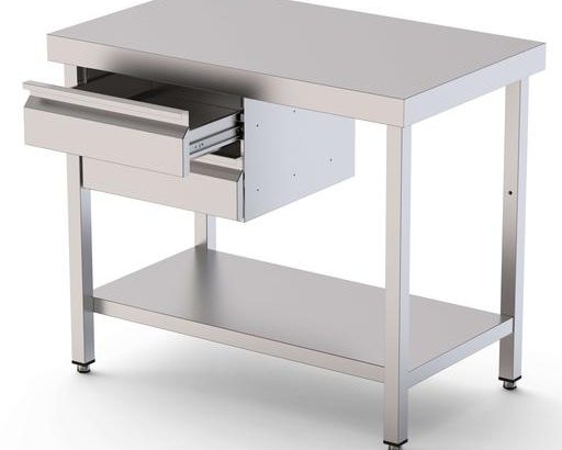 Módulo de Acero Inoxidable De 1 Cajón Con Guías Telescópicas 460x450x150h mm WTA464515DS