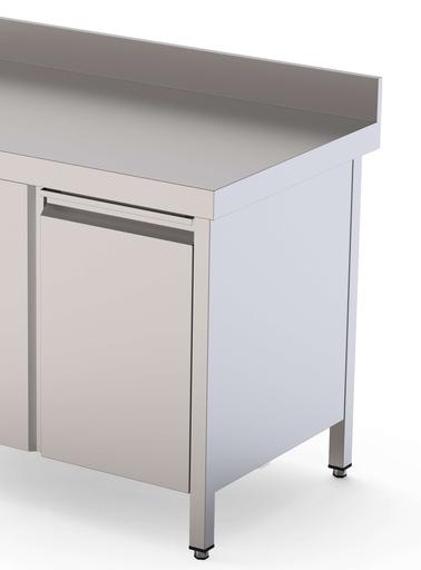 Módulo de Cajón Acero Inoxidable Gran Capacidad Para Mesa Fondo 700 465x610x590h mm WTA070590DH