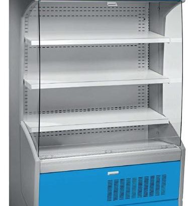 Mural Refrigerado Expositor 4 Estantes Fondo 700 de 705 x700 x1998h mm AVEIRO MPL070-A azul