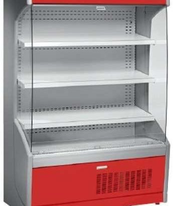 Mural Refrigerado Expositor 4 Estantes Fondo 700 de 705 x700 x1998h mm AVEIRO MPL070-R color rojo
