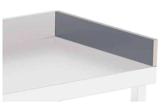 Peto Lateral Acero Inoxidable Izquierda Fondo de Mesa 700 mm ISA7000LDSS