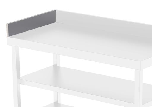 Peto de Acero Inoxidable Para Mesa Mural Lateral Derecho Con Fondo 700 mm WTA700RIGSS