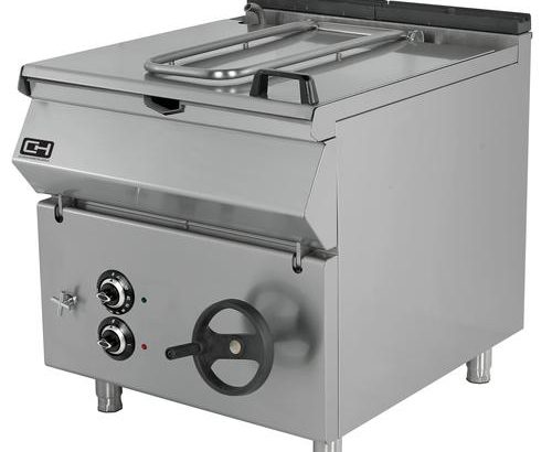 Sartén Basculante Eléctrica 120 litros 12 kW 1200x900x850h mm Línea 900 Estambul