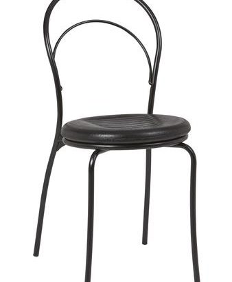 Silla Interior Armazón Plastificado Negro y Asiento Espuma Integral CORA ESP