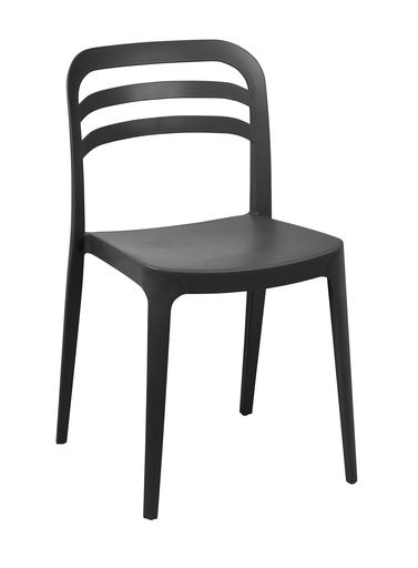 Silla Terraza Polipropileno color Antracita BAQUERIA 1 ANT