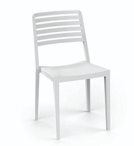 Silla Terraza Polipropileno color Blanco ROW 1 BLA