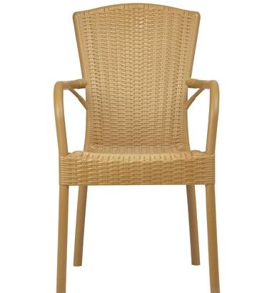 Sillón Terraza Polipropileno Color Miel BRUNO