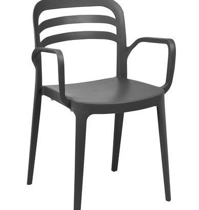 Sillón Terraza Polipropileno color Antracita BAQUERIA 2 ANT