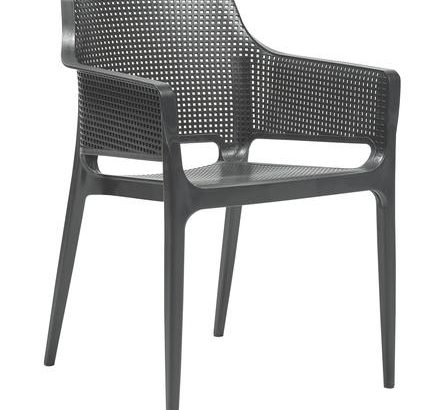 Sillón Terraza Polipropileno color Antracita BOOMERANG ANT