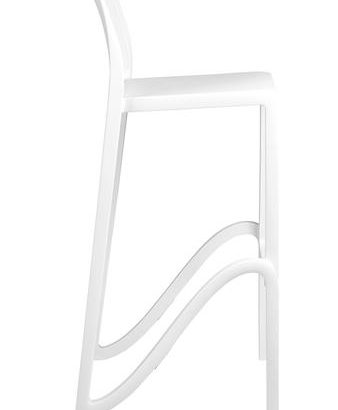 Taburete Interior y Exterior Polipropileno color Negro SICILIA BLA