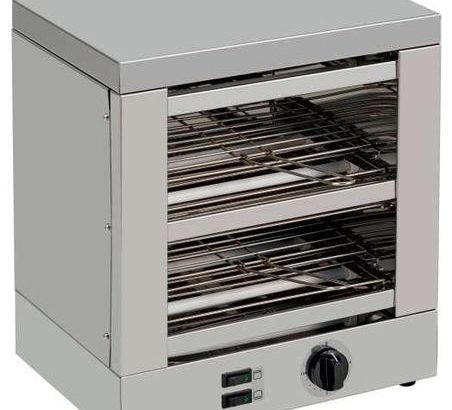 Tostador 2 pisos Slim Line  resistencias de cuarzo con temporizador 1800W TE2T