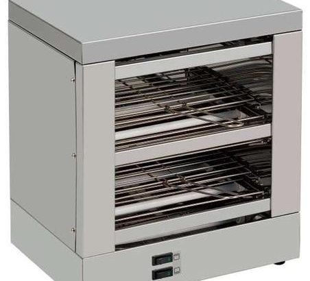 Tostador 2 pisos Slim Line  resistencias de cuarzo sin temporizador 1800W TE2
