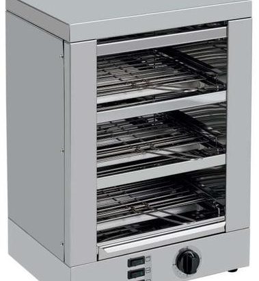 Tostador 3 pisos Slim Line  resistencias de cuarzo contemporizador 2400W TE3T