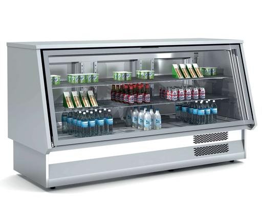 Vitrina Expositora Cerrada dim.2000x847x1085h mm Línea Córdoba VCC-9-20