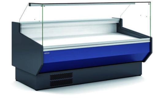 Vitrina Refrigerada Cristal Recto Fondo 1100 dim.1305x1100x1235h mm Línea Córdoba VED-10-13-R-TF