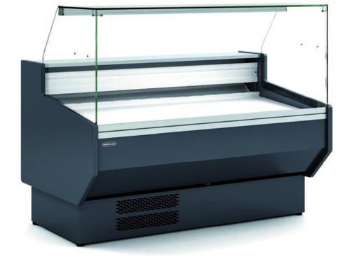 Vitrina Refrigerada Cristal Recto Fondo 900 dim.1055x940x1235h mm Línea Córdoba VED-9-10-R