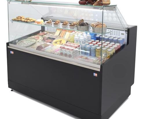 Vitrina Refrigerada Expositora de 1 metro Fondo 973 mm Frío Estático Línea CORDOBA VRE-100