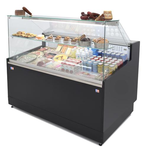 Vitrina Refrigerada Expositora de 1 metro Fondo 973 mm Frío Estático Línea CORDOBA VRE-100