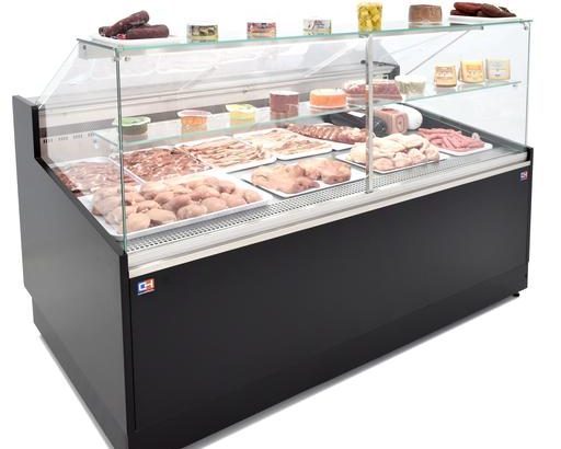 Vitrina Refrigerada Expositora de 1,5 metros Fondo 1100 Frío Ventilado - Exposición Inoxidable -  Línea CORDOBA VRV-150-XL