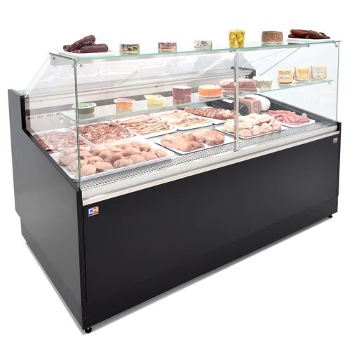 Vitrina Refrigerada Expositora de 1,5 metros Fondo 1100 Frío Ventilado - Exposición Inoxidable - Línea CORDOBA VRV-150-XL